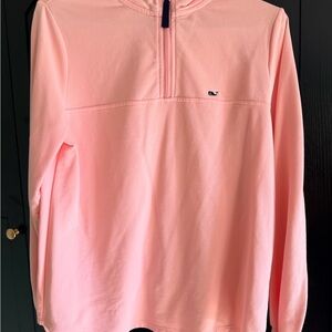Vineyard Vines Peach Quarter-Zip Pullover